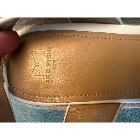 Marc Fisher LTD Espadrille Platform Wedges Size 9 - Picture 6 of 7